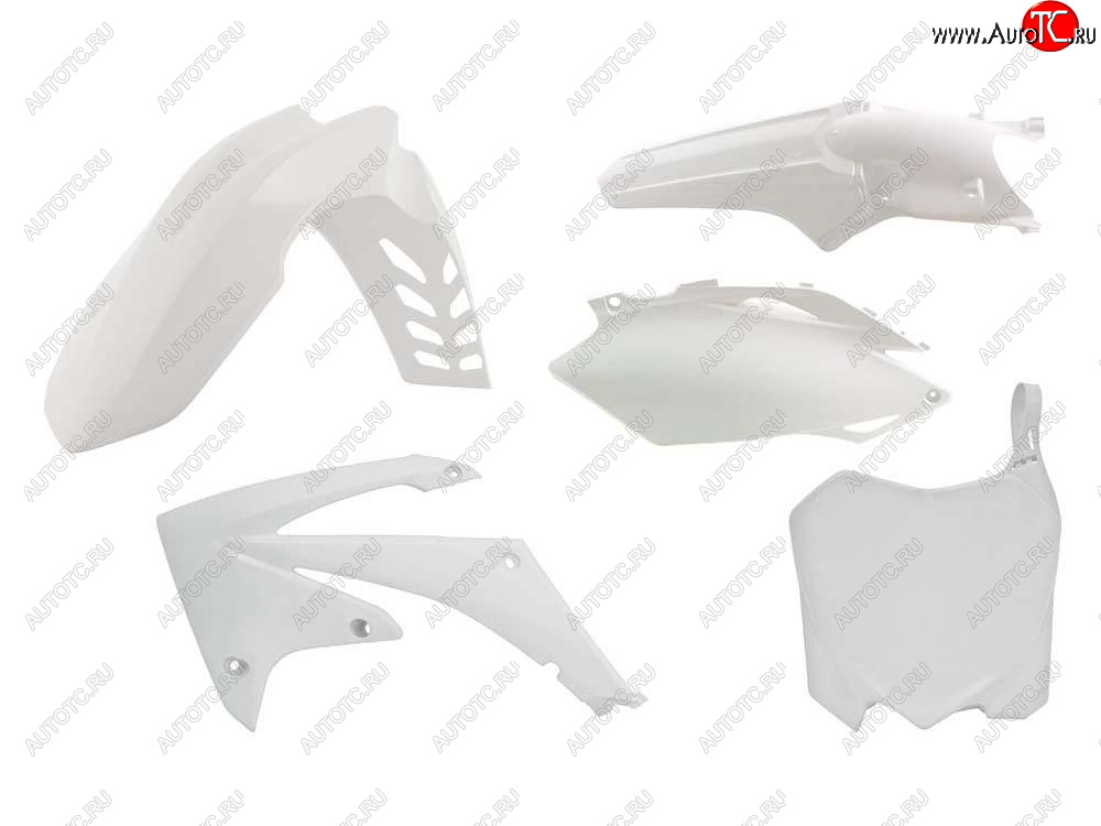 12 749 р. Комплект пластика R-Tech Honda CRF250R 10-13, CRF450R 09-12 (R-KITCRF-BN0-513) Белый  r-kitcrf-bn0-513  с доставкой в г. Керчь