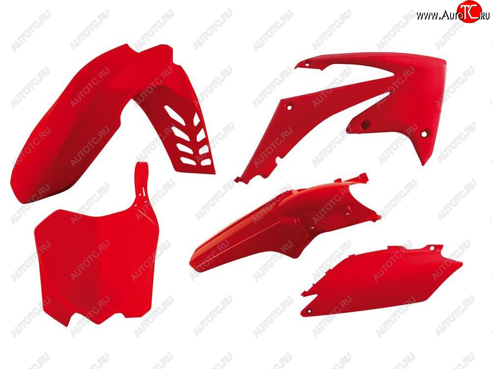 12 749 р. Комплект пластика R-Tech Honda CRF250R 11-13, CRF450R 11-12 (R-KITCRF-RS0-516) Красный  r-kitcrf-rs0-516  с доставкой в г. Керчь