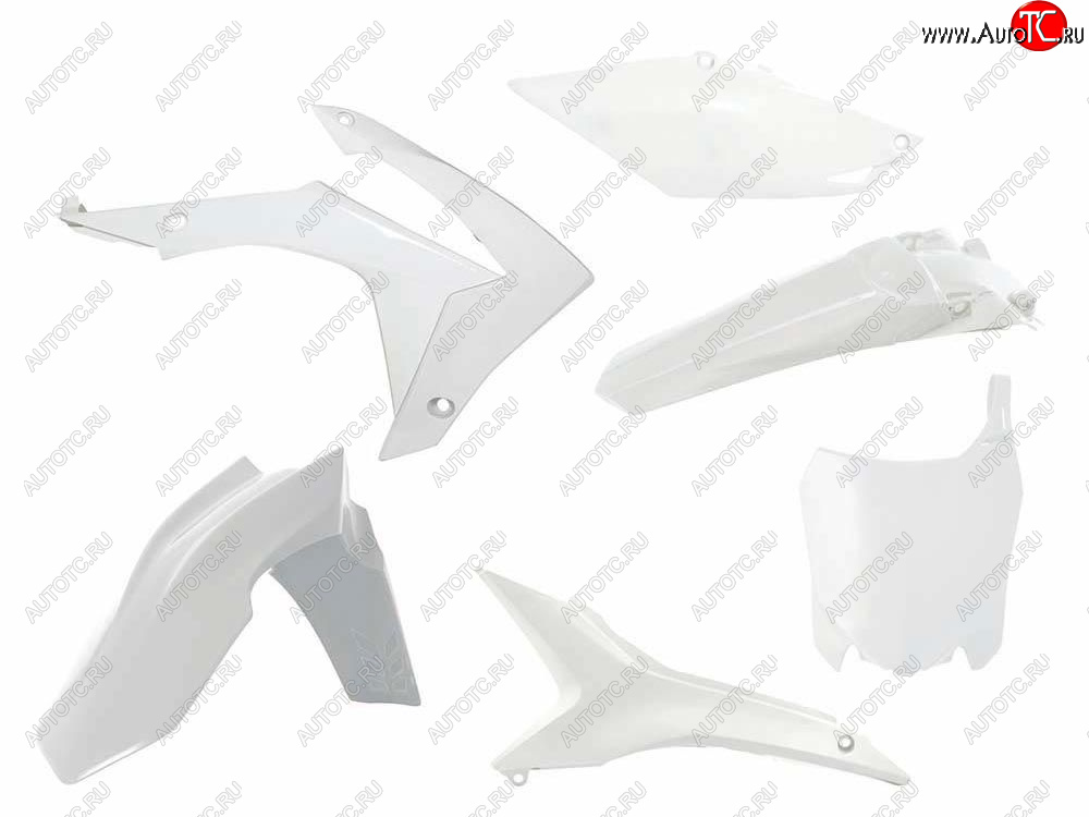14 999 р. Комплект пластика R-Tech Honda CRF250R 14-17, CRF450R 13-16 (R-KITCRF-BN0-517) Белый  r-kitcrf-bn0-517  с доставкой в г. Керчь