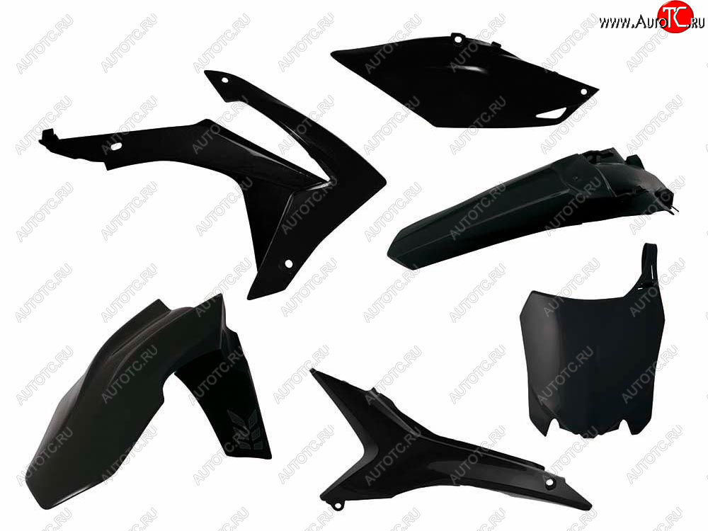 14 999 р. Комплект пластика R-Tech Honda CRF250R 14-17, CRF450R 13-16 (R-KITCRF-NR0-517) Черный  r-kitcrf-nr0-517  с доставкой в г. Керчь