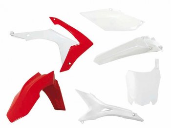 14 999 р. Комплект пластика R-Tech Honda CRF250R 14-17, CRF450R 13-16 (R-KITCRF-OEM-518) Бело-Красный  r-kitcrf-oem-518  с доставкой в г. Керчь. Увеличить фотографию 1