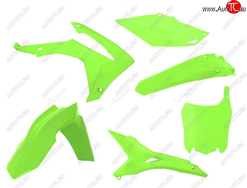 14 999 р. Комплект пластика R-Tech Honda CRF250R 14-17, CRF450R 13-16 (R-KITCRF-GF0-518) Желтый Неон  r-kitcrf-gf0-518  с доставкой в г. Керчь