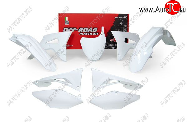 14 999 р. Комплект пластика R-Tech Honda CRF250R 18, CRF450R 17-18 (R-KITCRF-BN0-599) белый  r-kitcrf-bn0-599  с доставкой в г. Керчь