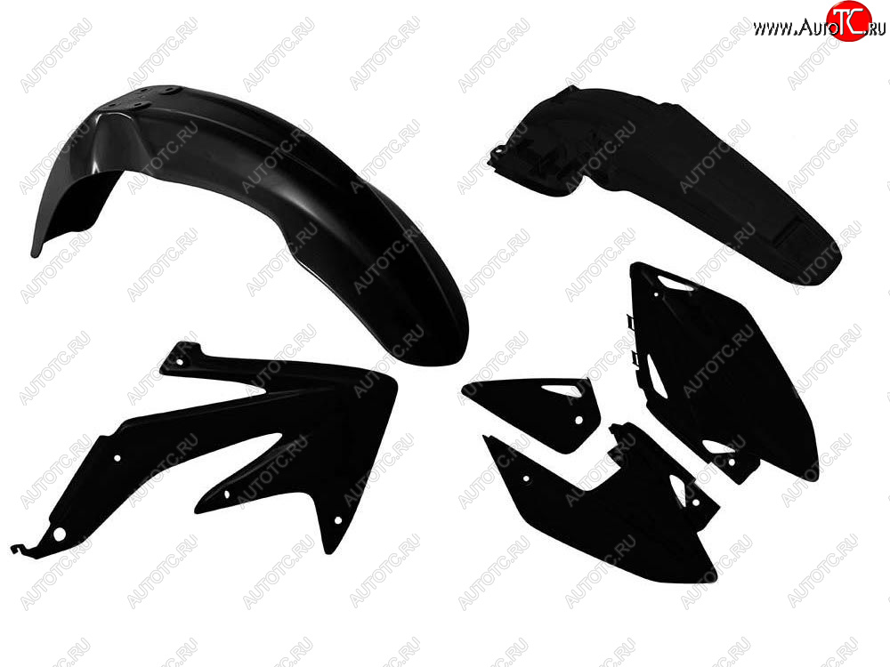 11 799 р. Комплект пластика R-Tech Honda CRF450X 05-07 (R-KITCRX-NR0-414) черный  r-kitcrx-nr0-414  с доставкой в г. Керчь