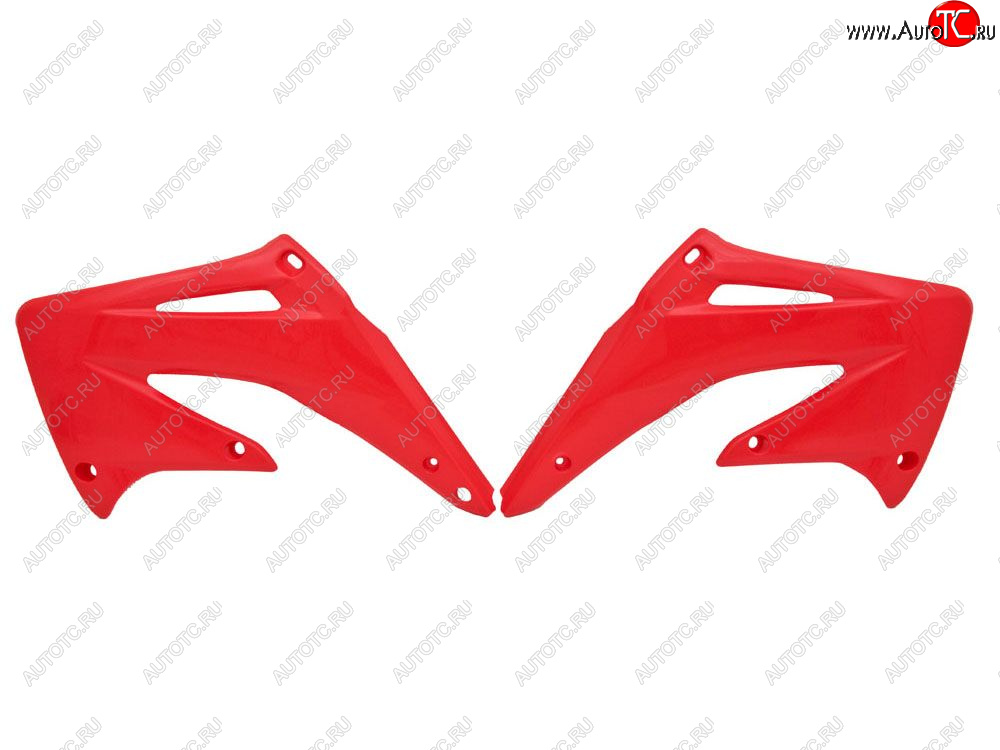 5 899 р. Боковины радиатора R-Tech Honda CRF450R 02-04 (R-CVCRFRS0203) красный  r-cvcrfrs0203  с доставкой в г. Керчь
