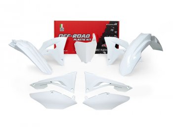 15 599 р. Комплект пластика R-Tech Honda CRF250RX 19-21, CRF450RX 19-20 (R-KITCRF-BN0-601) белый  r-kitcrf-bn0-601  с доставкой в г. Керчь. Увеличить фотографию 1