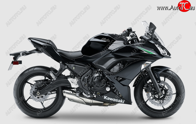 44 019 р. Комплект пластика для мотоцикла Kawasaki ER-6F 21-23 Черный  пм-00028816  с доставкой в г. Керчь