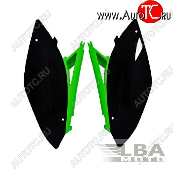 7 399 р. Обтекатели задн. боковые R-Tech Kawasaki KX250F 09-12, KX450F 09-11 (R-FIKXFNRVE29) зеленыечерные  r-fikxfnrve29  с доставкой в г. Керчь