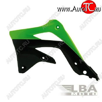 7 399 р. Обтекатели радиатора R-Tech Kawasaki KX450F 12-15 (R-CVKXFVENR12) зеленыечерные  r-cvkxfvenr12  с доставкой в г. Керчь