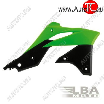 7 399 р. Обтекатели радиатора R-Tech Kawasaki KX250F 13-16 (R-CVKXFVENR13) зеленыечерные  r-cvkxfvenr13  с доставкой в г. Керчь