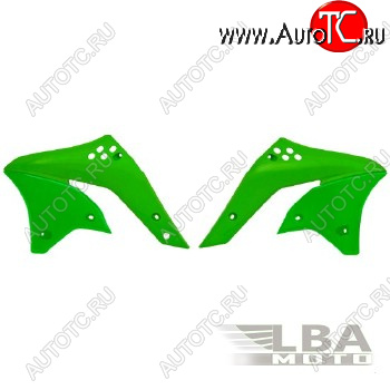 7 399 р. Обтекатели радиатора R-Tech Kawasaki KX250F 06-08 (R-CVKXFVE0026) зеленые  r-cvkxfve0026  с доставкой в г. Керчь