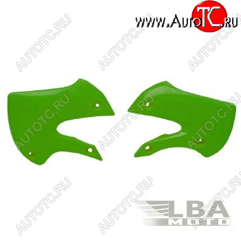 5 649 р. Обтекатели радиатора R-Tech Kawasaki KX65 01-17, KLX110 02-09 (R-CVKX0VE0065) зеленые  r-cvkx0ve0065  с доставкой в г. Керчь