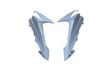 3 389 р. Накладка на левый воздуховод для Suzuki GSX-R 750600 11-19 Без цвета  пм-00015899  с доставкой в г. Керчь. Увеличить фотографию 1