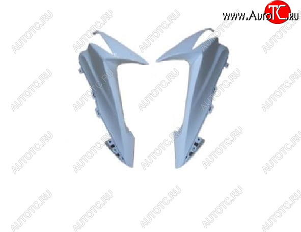 3 389 р. Накладка на левый воздуховод для Suzuki GSX-R 750600 11-19 Без цвета  пм-00015899  с доставкой в г. Керчь