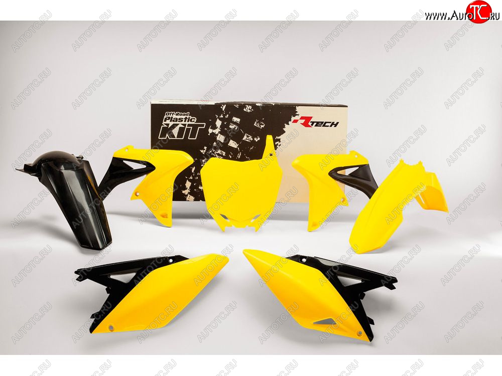 12 749 р. Комплект пластика R-Tech Suzuki RM-Z250 10-18 (R-KITRMZ-OEM-511) Желто-Черный  r-kitrmz-oem-511  с доставкой в г. Керчь