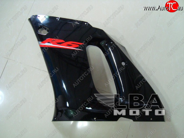 4 199 р. Левый верхний боковой пластик для Yamaha R6 99-02 Без цвета  пм-00000522  с доставкой в г. Керчь