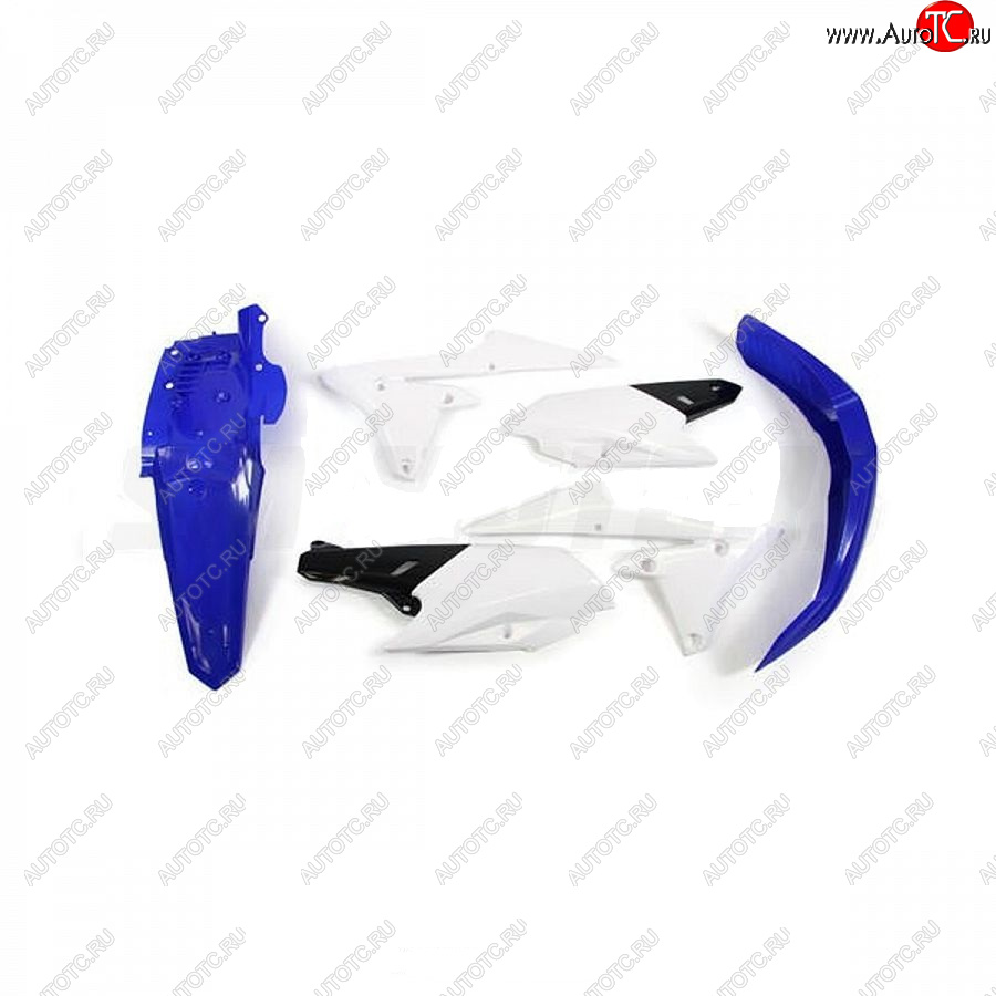 12 749 р. Комплект пластика R-Tech Yamaha WR250F 15-18, WR450F 16-18 (R-KITWRF-OEM-415) синийбелый  r-kitwrf-oem-415  с доставкой в г. Керчь