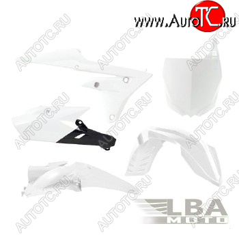 14 999 р. Комплект пластика R-Tech Yamaha YZ250F450F 14-17, YZ250FX 15-17 (R-KITYZF-BN0-514) черныйбелый  r-kityzf-bn0-514  с доставкой в г. Керчь