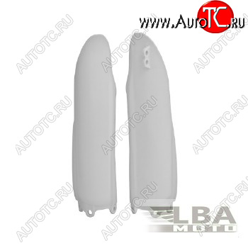 3 899 р. Защита вилки (пара) R-Tech Yamaha YZ125250 WR125250 08-14, YZ250F450F 08-09 (R-PSYZ0BN0008) белые  r-psyz0bn0008  с доставкой в г. Керчь
