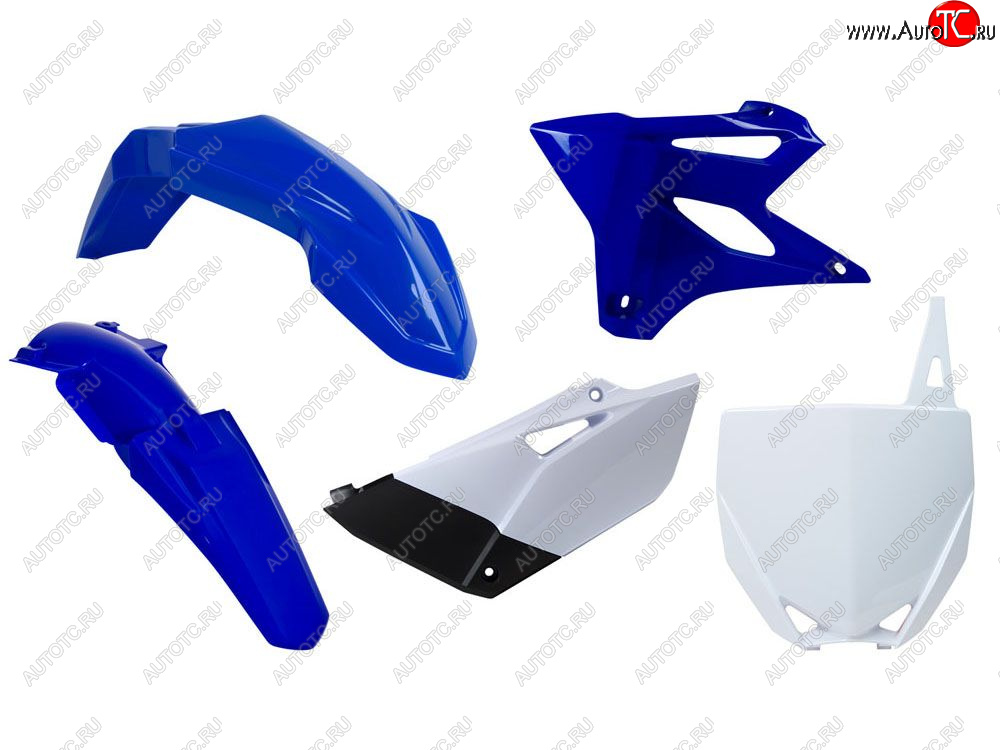 12 749 р. Комплект пластика R-Tech Yamaha YZ85 15-19 (R-KITYZ0-OEM-585) синийбелыйчерный  r-kityz0-oem-585  с доставкой в г. Керчь