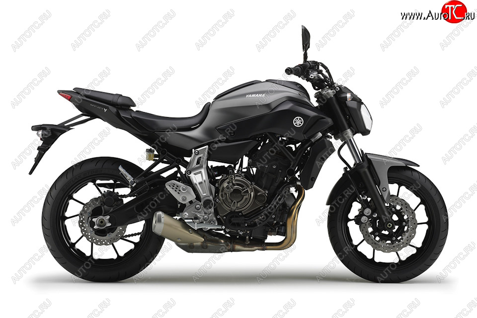 42 109 р. Комплект пластика для мотоцикла Yamaha MT-07 Серо-Черный  пм-00023588  с доставкой в г. Керчь