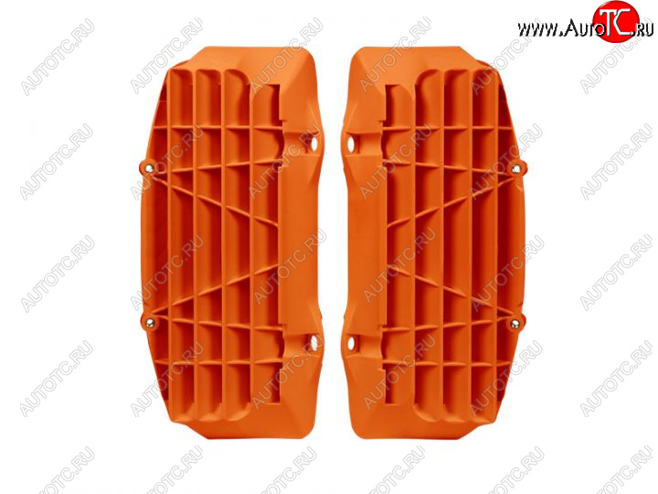 4 549 р. Решетки радиатора усиленные R-Tech KTM SXSX-F 16-18, EXCEXCFXC-W 17-18 оранжевые  (R-GRKTMAR0017)  r-grktmar0017  с доставкой в г. Керчь