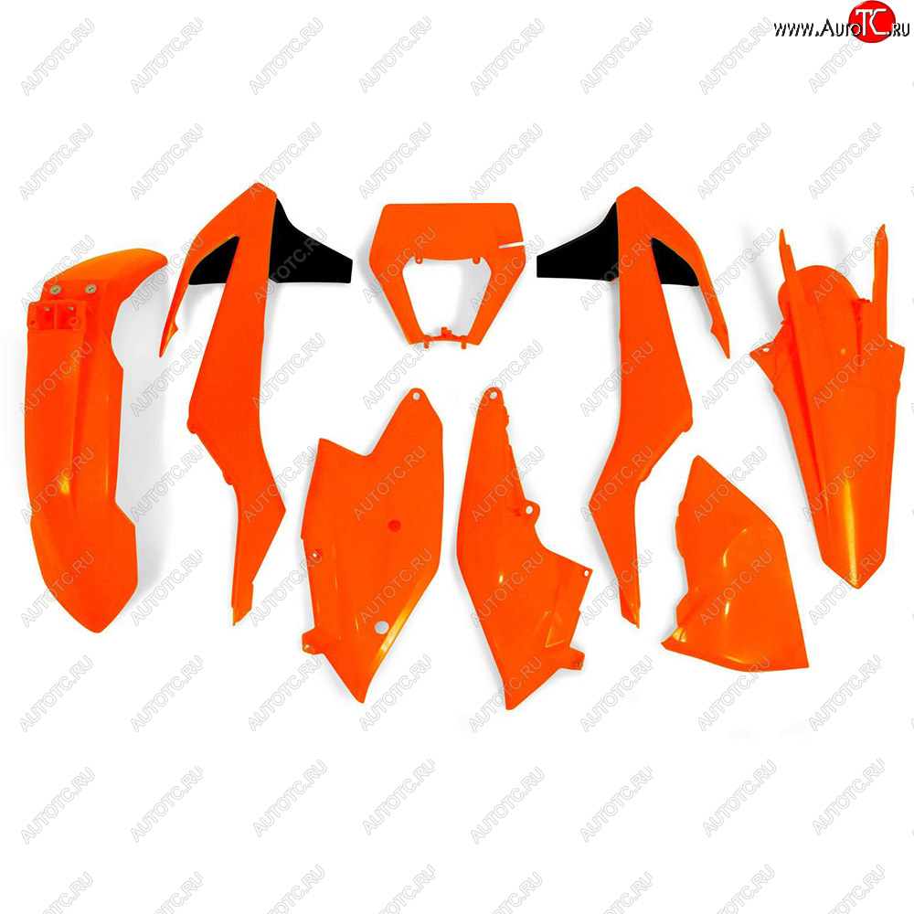 14 999 р. Комплект пластика R-Tech KTM EXCEXC-FXC-W 17-18 (R-KITKTM-AN0-517) неоновый оранжевый  r-kitktm-an0-517  с доставкой в г. Керчь