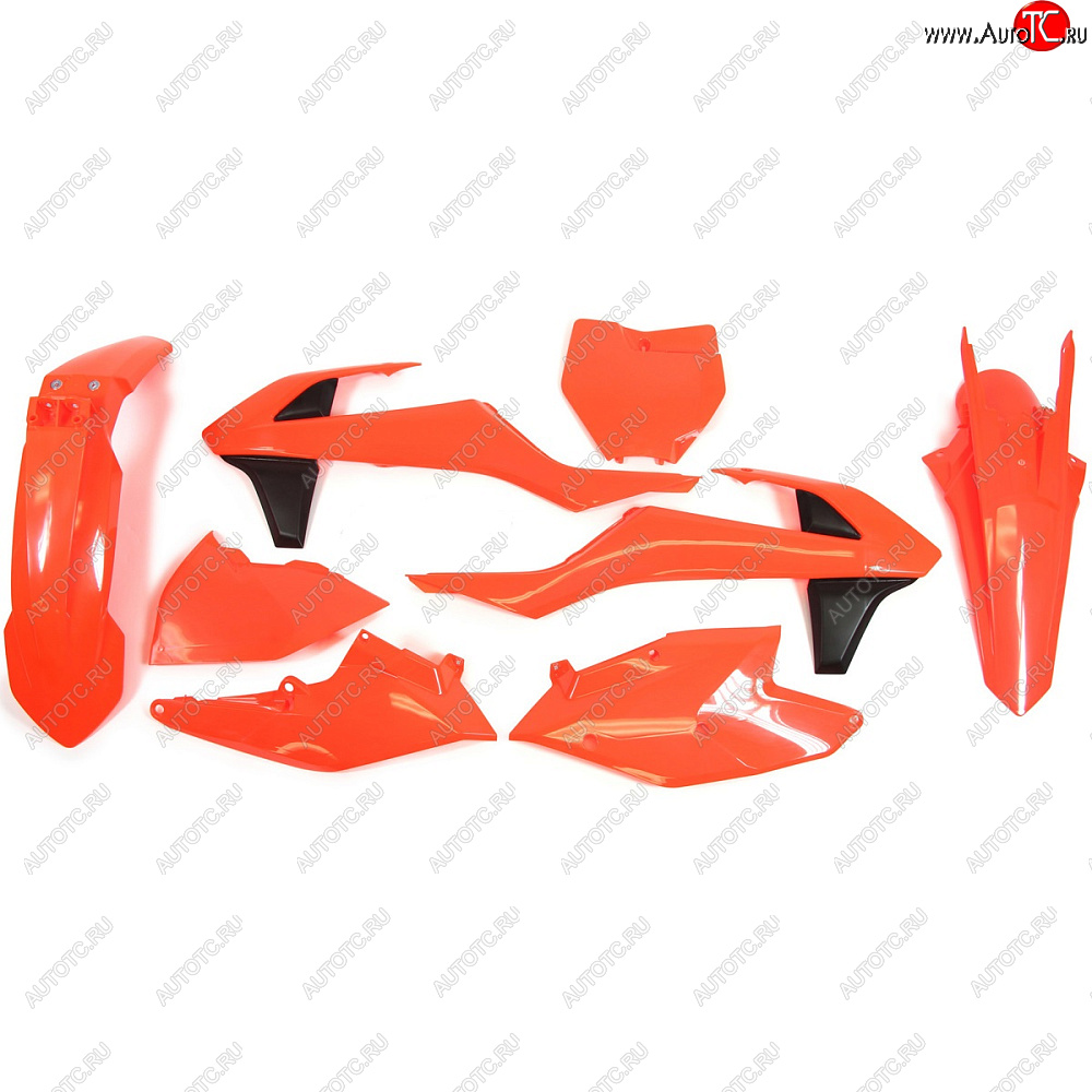 14 999 р. Комплект пластика R-Tech KTM SXSX-F 16-18, XCXC-F 17-18 (R-KITKTM-AN0-516) неоновый оранжевый  r-kitktm-an0-516  с доставкой в г. Керчь