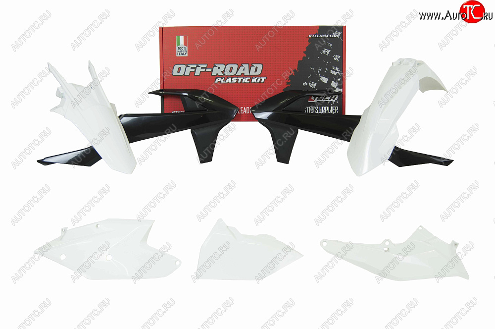 14 999 р. Комплект пластика R-Tech KTM EXCEXC-FXC-W 17-19 (R-KITKTM-OEM-488) белый-черный  r-kitktm-oem-488  с доставкой в г. Керчь