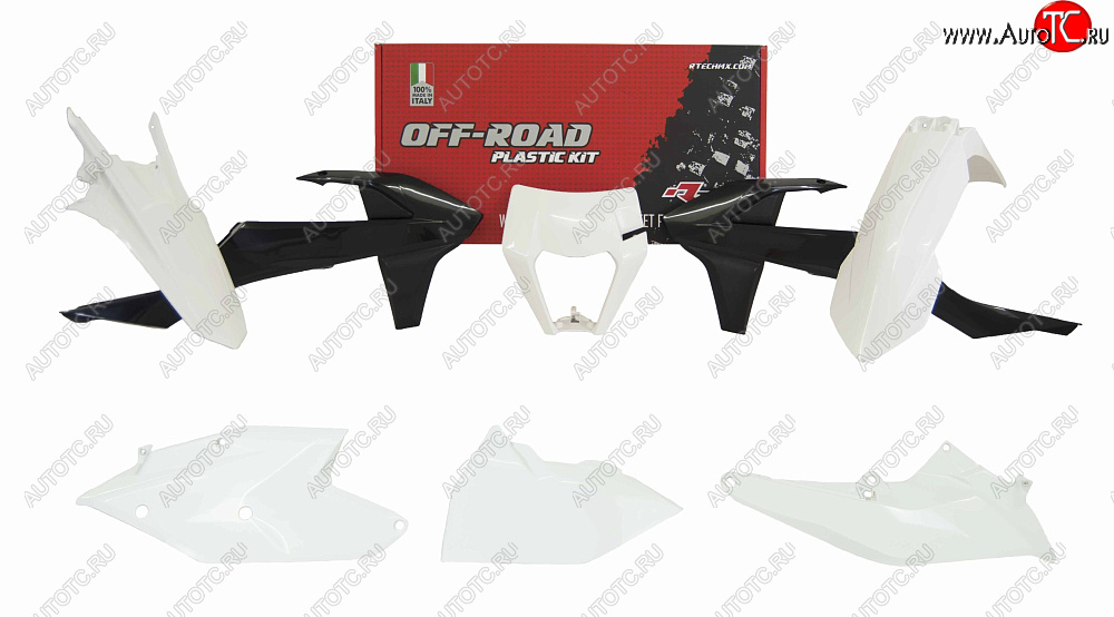 16 999 р. Комплект пластика R-Tech KTM EXCEXC-FXC-W 17-19 (R-KITKTM-OEM-588) белый-черный  r-kitktm-oem-588  с доставкой в г. Керчь