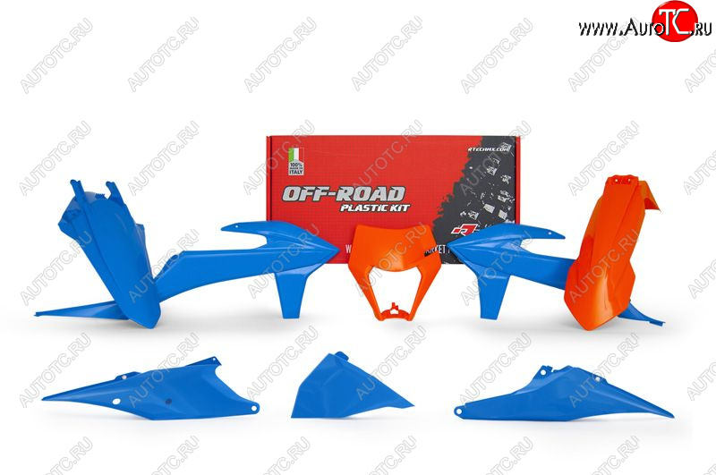14 999 р. Комплект пластика R-Tech KTM EXC125250EXC-F250350450500 20-21 (R-KITKTM-CL0-520) Синий  r-kitktm-cl0-520  с доставкой в г. Керчь
