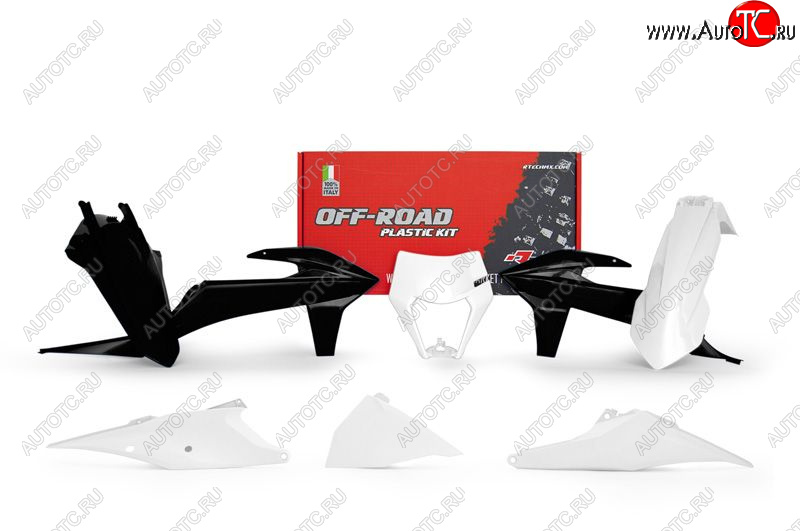14 999 р. Комплект пластика R-Tech KTM EXCEXCFXC-WXCF-W 125-500 20-22 (R-KITKTM-BN1-520) Бело-Черный  r-kitktm-bn1-520  с доставкой в г. Керчь