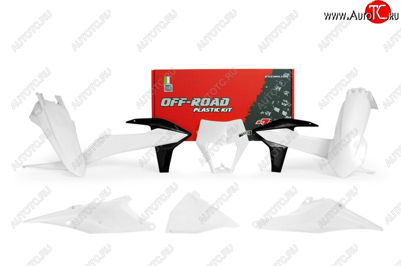 14 999 р. Комплект пластика R-Tech KTM EXCEXCFXC-WXCF-W 125-500 20-22 (R-KITKTM-BN2-520) Бело-Черный  r-kitktm-bn2-520  с доставкой в г. Керчь