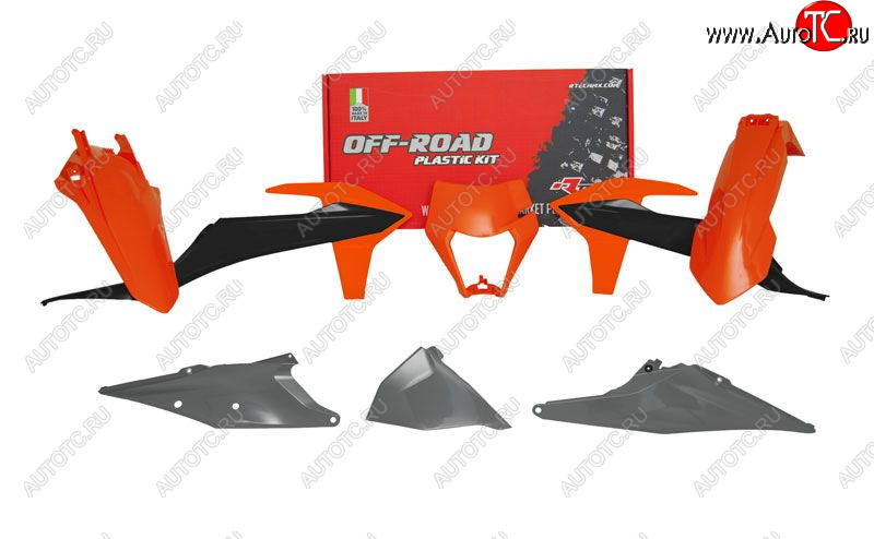 14 999 р. Комплект пластика R-Tech KTM EXCEXCFXC-WXCF-W 125-500 20-22 (R-KITKTM-OEM-521) Серо-Оранж-Черный  r-kitktm-oem-521  с доставкой в г. Керчь