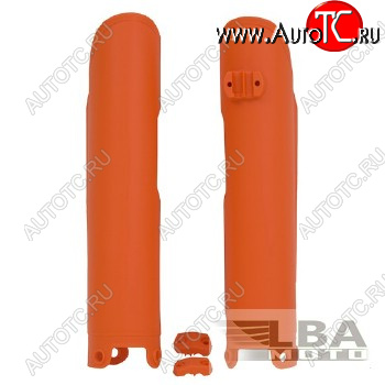 3 899 р. Защита вилки (пара) R-Tech KTM SXSXFEXC 125-525 00-07, DUKE 125-525 03-07 (R-PSKTMAR0000) оранж.  r-psktmar0000  с доставкой в г. Керчь