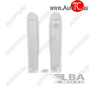 3 899 р. Защита вилки (пара) R-Tech KTM SXSXF 15-17, XCW- EXC-EXCF-XC-XCF-XCW 2017 (R-PSKTMBN0015) белая  r-psktmbn0015  с доставкой в г. Керчь