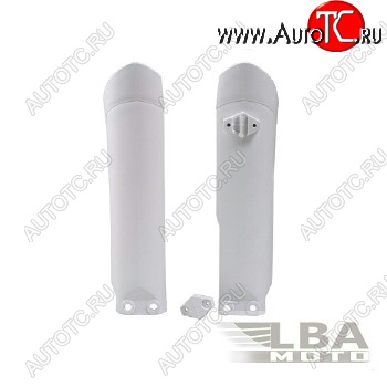 3 579 р. Защита вилки (пара) R-Tech KTM SX85 09-17 (R-PSKTMBN0985) белая  r-psktmbn0985  с доставкой в г. Керчь