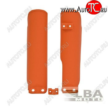 3 179 р. Защита вилки (пара) R-Tech KTM SX65 02-17 (R-PSKTMAR0965) оранжевая  r-psktmar0965  с доставкой в г. Керчь