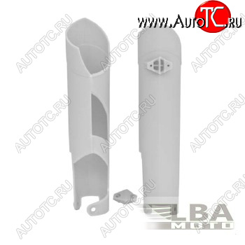 3 899 р. Защита вилки (пара) R-Tech KTM SX125-250 08-14, SXF250-505 08-14 (R-PSKTMBN0008) белая  r-psktmbn0008  с доставкой в г. Керчь