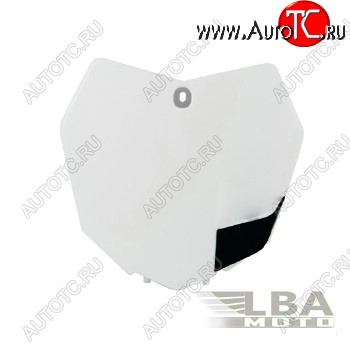 3 199 р. Щиток номера передний R-Tech KTM SX125-250 13-15, SXF250-450 13-15 (R-TBKTMBN0013) белый  r-tbktmbn0013  с доставкой в г. Керчь
