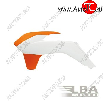 5 999 р. Обтекатели радиатора R-Tech KTM SXF250-450 13-15, EXCEXCF 14-16 (R-CVKTMBNAR13) оранжевыебелые  r-cvktmbnar13  с доставкой в г. Керчь