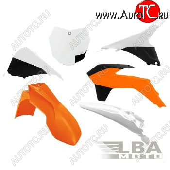 12 749 р. Комплект пластика R-Tech KTM SXSXF 125-450 13-15 (R-KITKTM-OEM-594) оранжбелыйчерный  r-kitktm-oem-594  с доставкой в г. Керчь