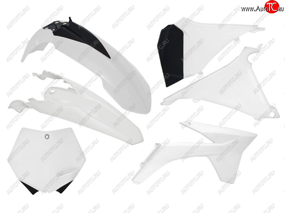 12 749 р. Комплект пластика R-Tech KTM SX125150250 2011 (R-KITKTM-BN0-519) Белый  r-kitktm-bn0-519  с доставкой в г. Керчь
