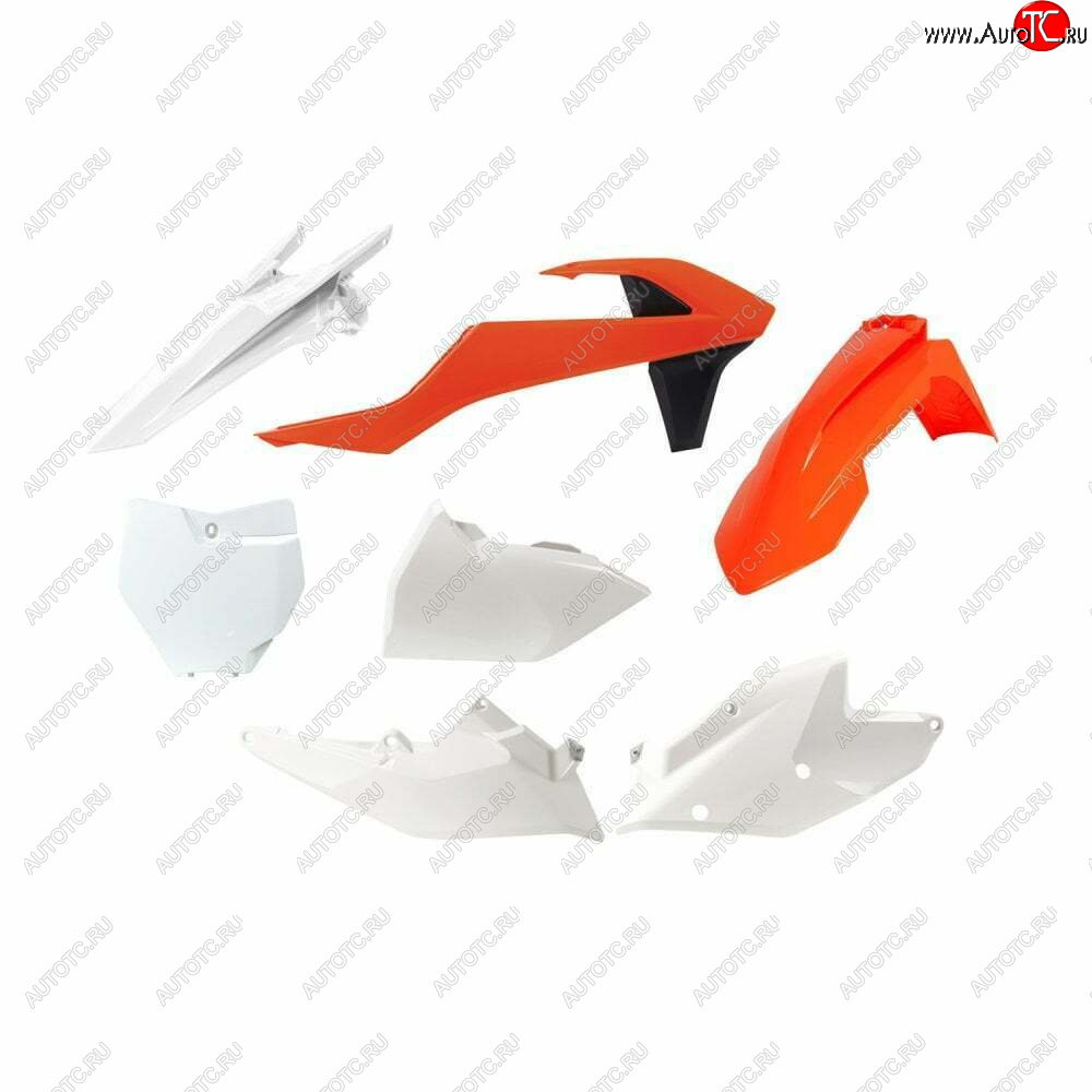 14 999 р. Комплект пластика R-Tech KTM SXSX-F 16-18, XCXC-F 17-18 (R-KITKTM-OEM-516) Бело-Оранжево-Черный  r-kitktm-oem-516  с доставкой в г. Керчь