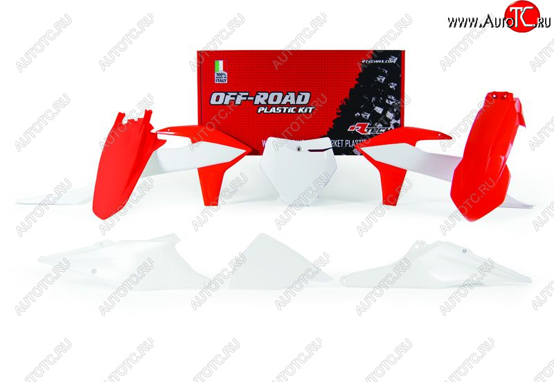 14 999 р. Комплект пластика R-Tech KTM SXSXF 19-22, XCXCF 19-22 (R-KITKTM-OEM-600) Бело-оранж  r-kitktm-oem-600  с доставкой в г. Керчь