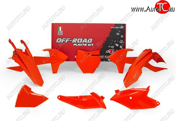 13 999 р. Комплект пластика R-Tech KTM SX85 18-22 (R-KITKTM-AN0-185) Оранжевый Неон  r-kitktm-an0-185  с доставкой в г. Керчь