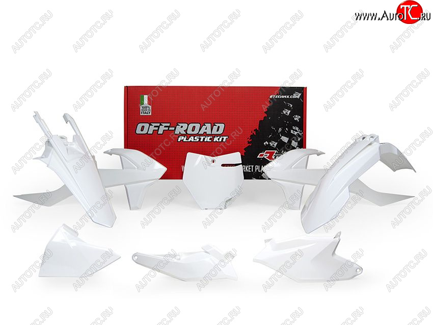 12 749 р. Комплект пластика R-Tech KTM SX85 18-22, MC 85 21-22 (R-KITKTM-BN0-185) Белый  r-kitktm-bn0-185  с доставкой в г. Керчь