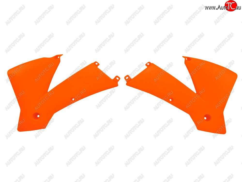 6 399 р. Обтекатели радиатора R-Tech KTM SX 01-04, EXC 03-04 (R-CVKTMAR9803) Оранжевый  r-cvktmar9803  с доставкой в г. Керчь