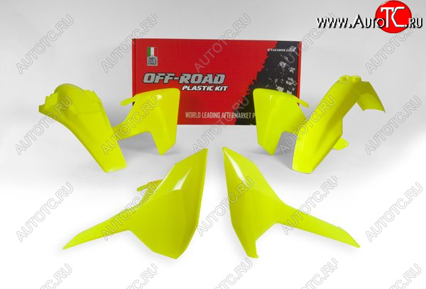 14 999 р. Комплект пластика R-Tech Husqvarna TEFETX 17-19 (R-KITHSQ-GF0-417) неоновый желтый  r-kithsq-gf0-417  с доставкой в г. Керчь