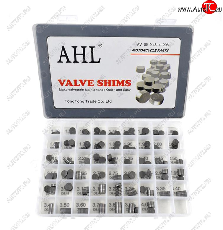 11 849 р. Комплект регулировочных шайб AHL 9.48 мм 208шт. 1,20-3.80  пм-00025748  с доставкой в г. Керчь